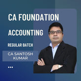 CA Foundation Accounting | By CA/CMA Santosh Kumar | For Jan 26 & Onward Exams